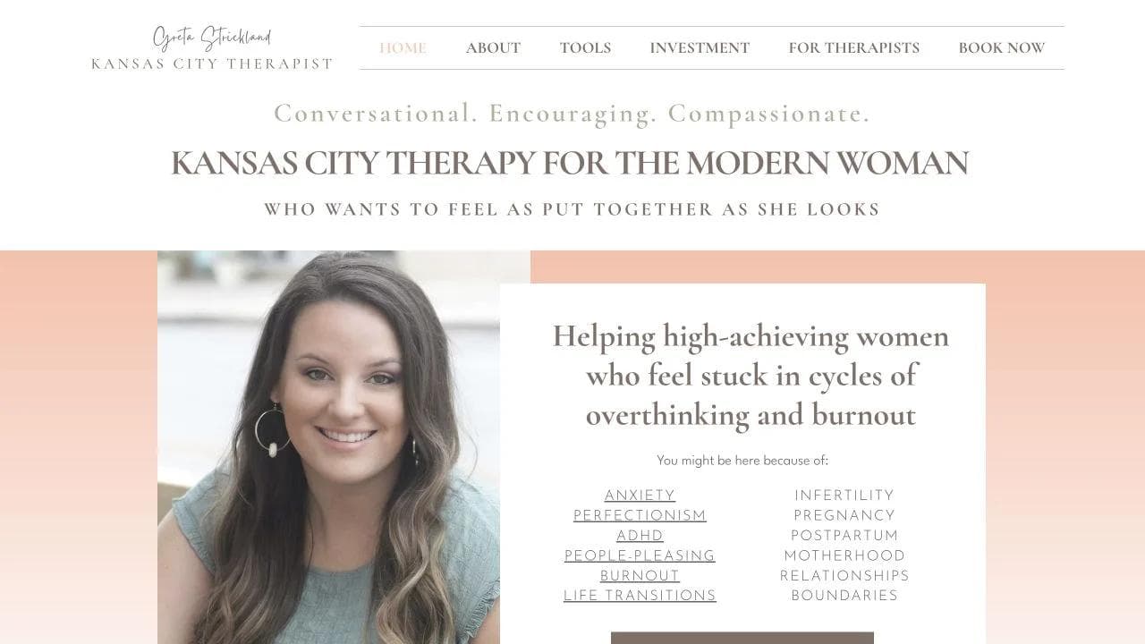 State of Mind KC opening website section