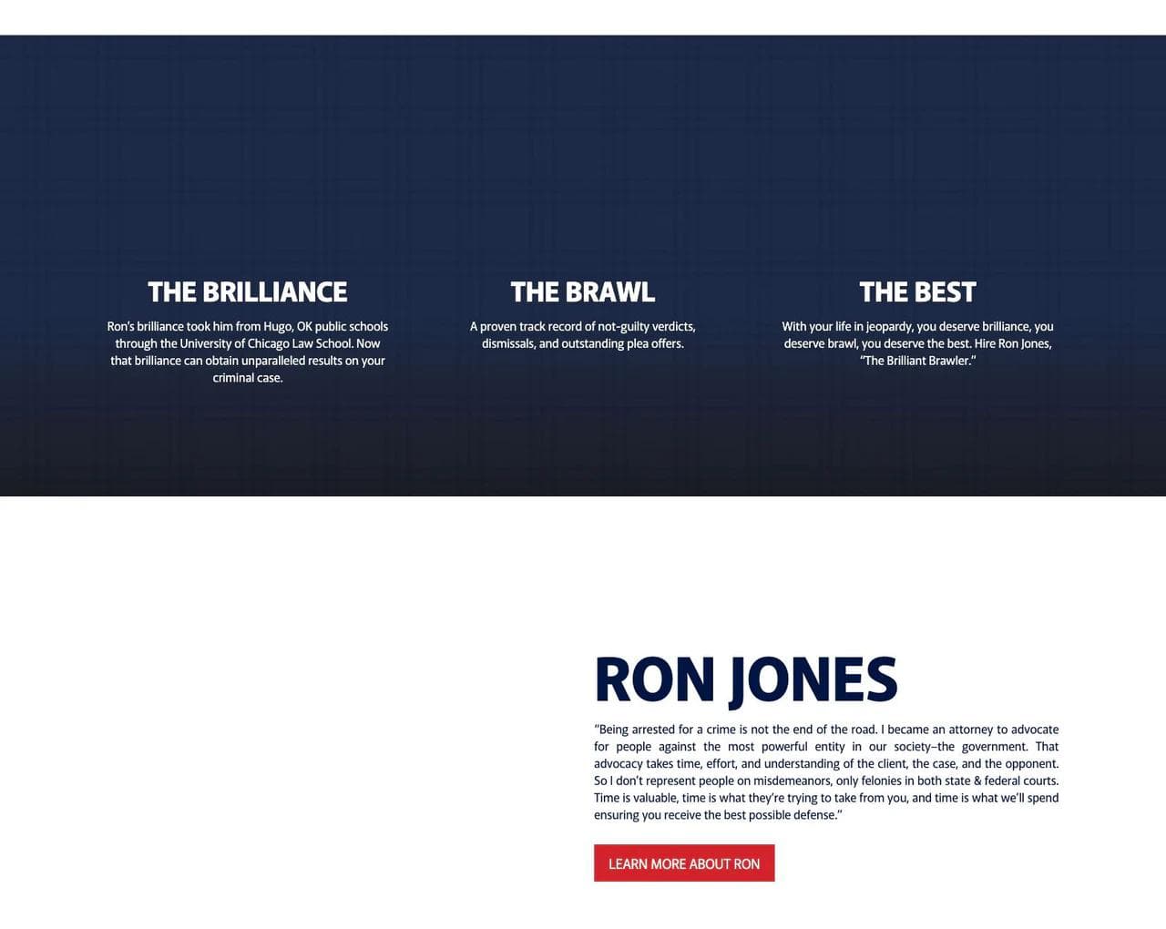 The Brilliant Brawler attorney profile and Oklahoma service-area section
