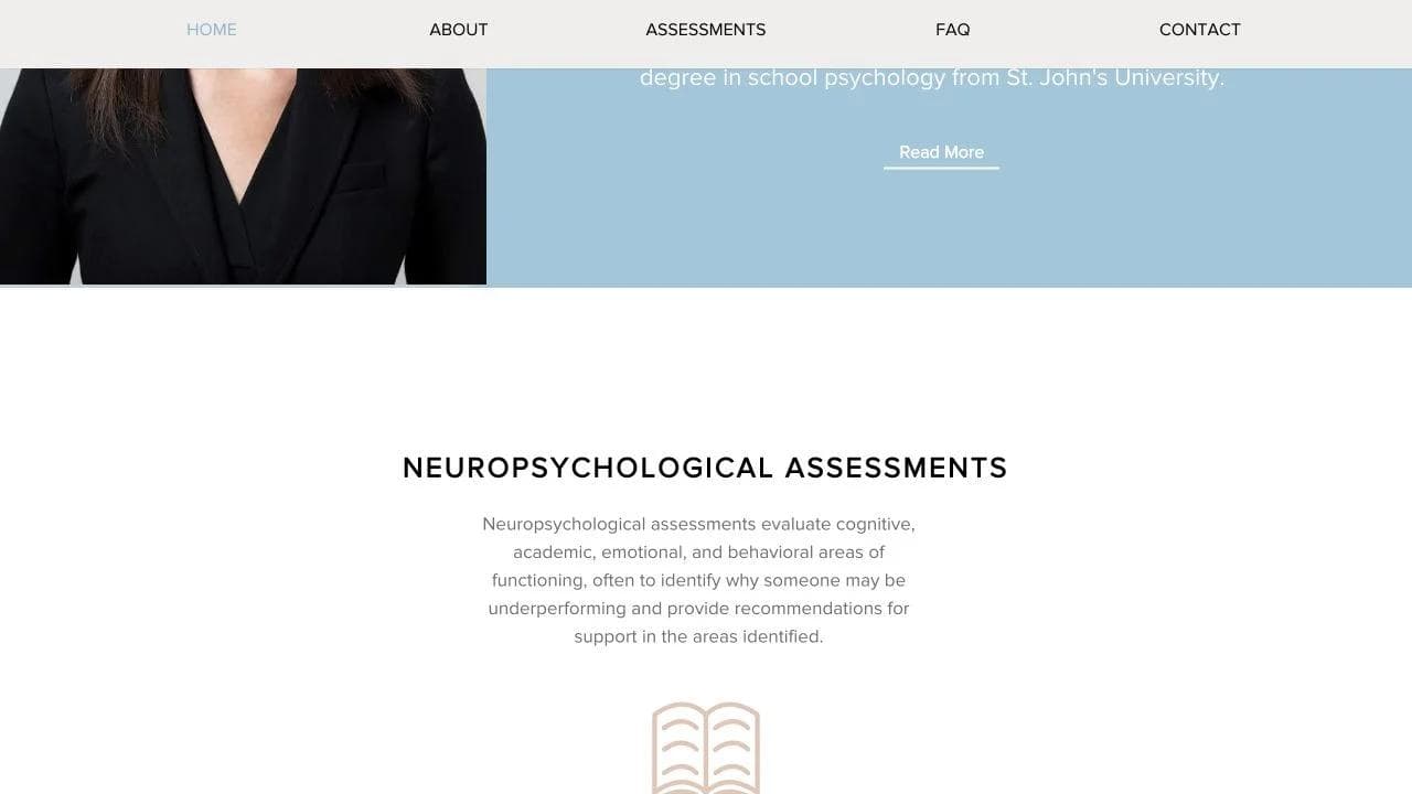 Dr. Sara Douglas middle website section