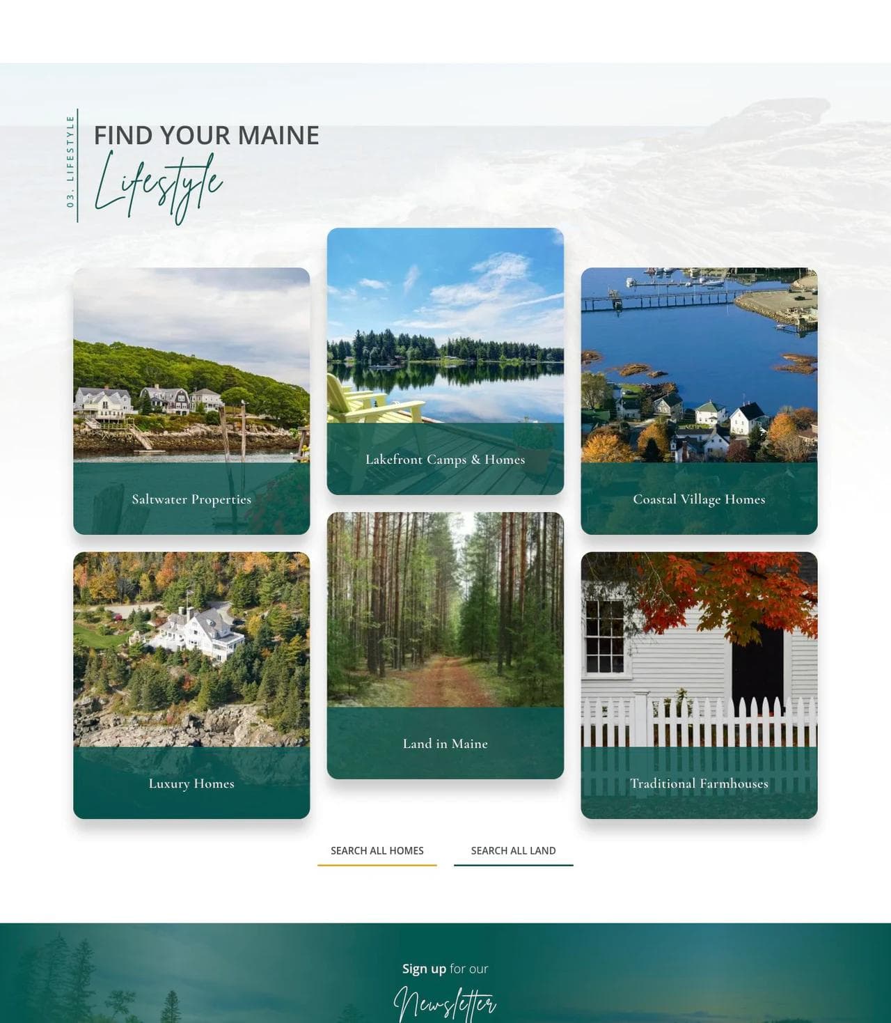 Dwelling in Maine lifestyle property categories and community navigation