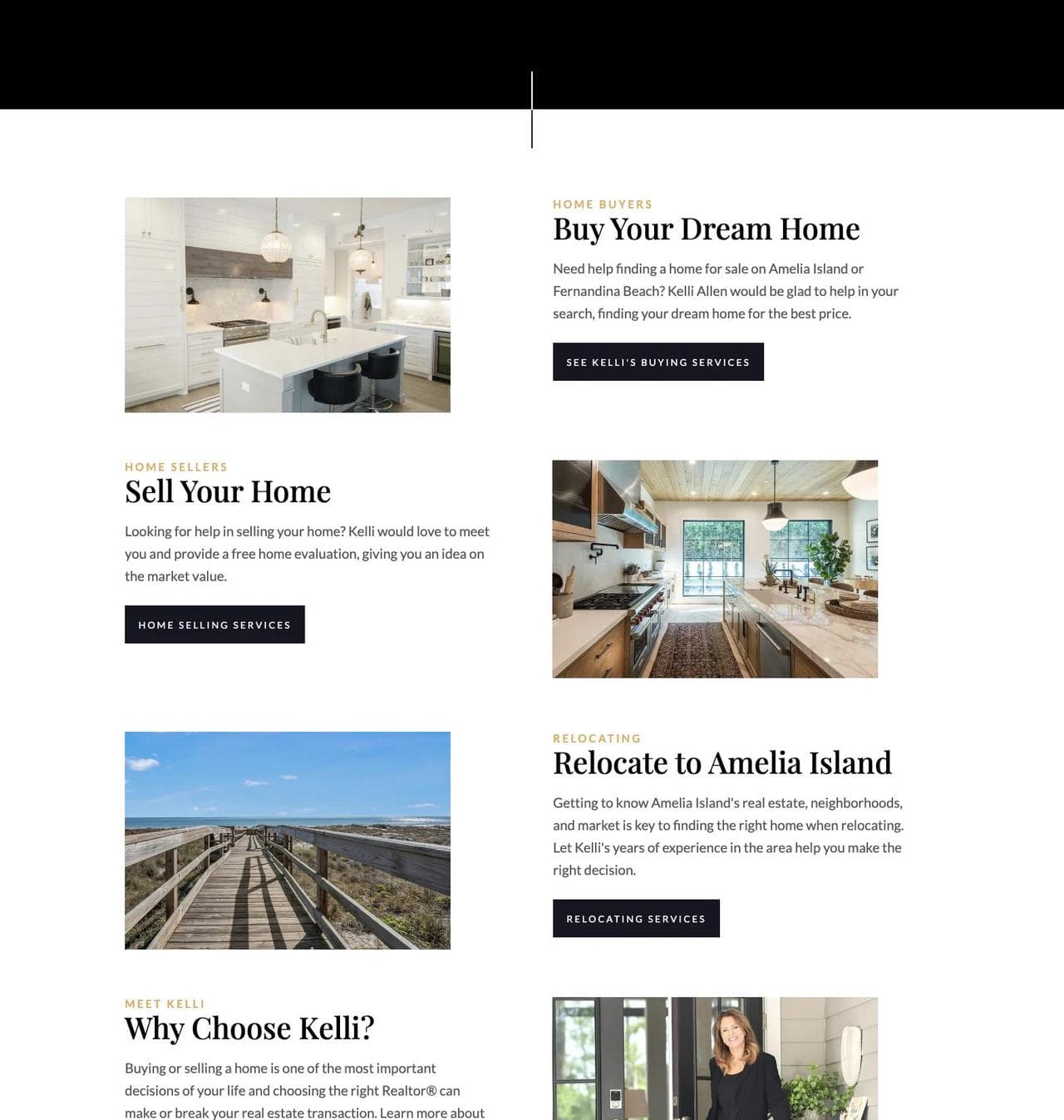 Home in Amelia Island buyer, seller, relocation, and agent-introduction sections